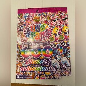 Lot of 2 - Lisa Frank 600 Stickers Booklet